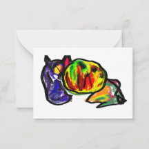 El gato negro espera el otoño