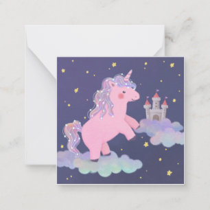 Tarjeta Pequeña El Ilustracion de la fantasía de los sueños de Uni