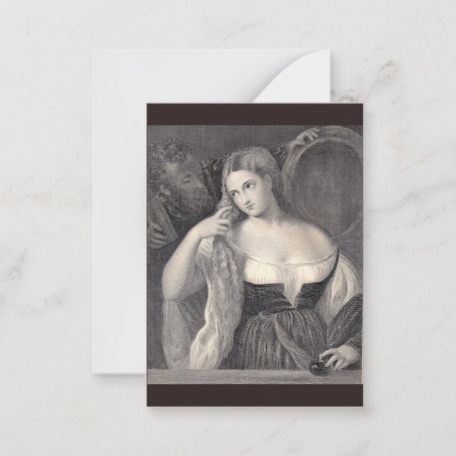 Tarjeta Pequeña El modelo (Anverso)