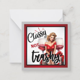 Tarjeta Pequeña El Pinup de Retro no es una tragedia