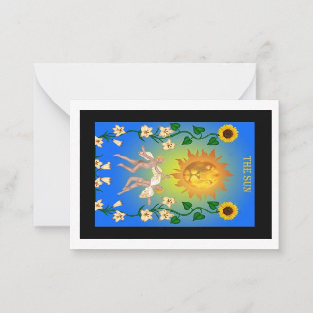 Tarjeta Pequeña El Sol - Notecard (Anverso)