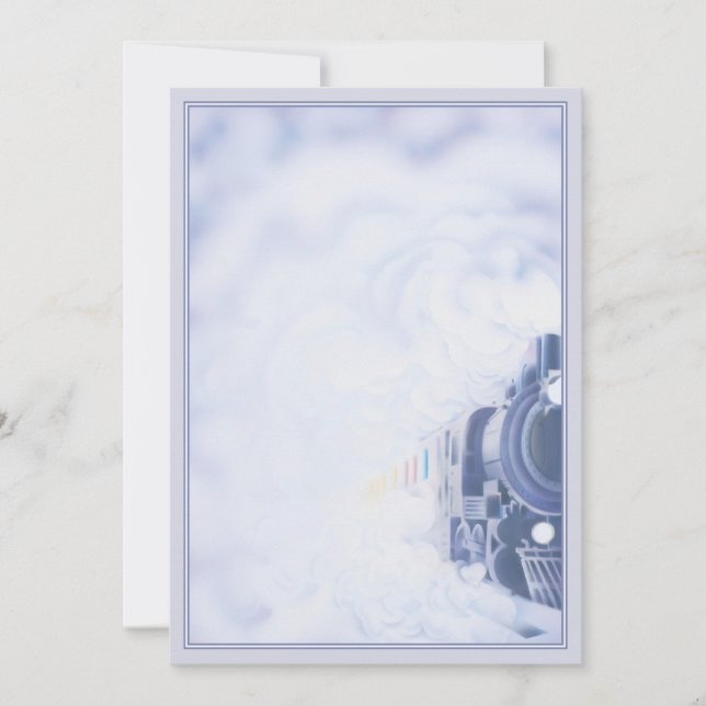 Tarjeta Pequeña El tren © (Anverso)