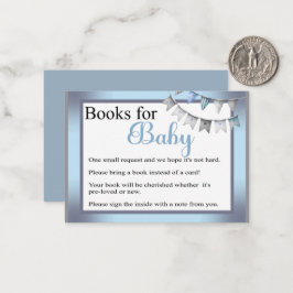 Tarjeta Pequeña Elefante azul cúbico - Libros para bebé