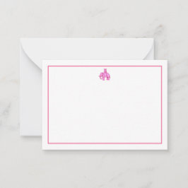 Tarjeta Pequeña Elefante y Castillo