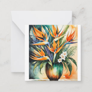 Tarjeta Pequeña Elegancia tropical