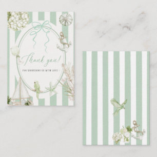 Tarjeta Pequeña Elegante acuarela Tropical Beach Palm Bridal
