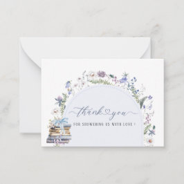 Tarjeta Pequeña Elegante acuarela un nuevo captador comienza ducha