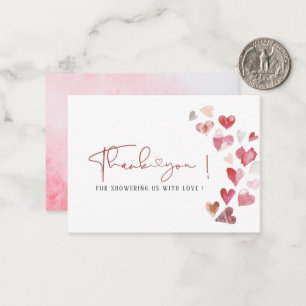 Tarjeta Pequeña Elegante acuarela un poco dulce está en el w