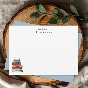 Tarjeta Pequeña Elegante Amante de los Libros de parte de Personal