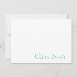 Tarjeta Pequeña Elegante Archivo de Comandos de Firma Personalizad