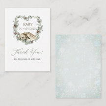 Elegante bebé acuarela hace frío fuera del bebé sh