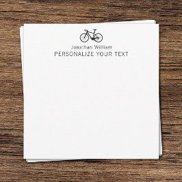 Tarjeta Pequeña Elegante Bicicleta Simple Retro Estacionamiento Pe
