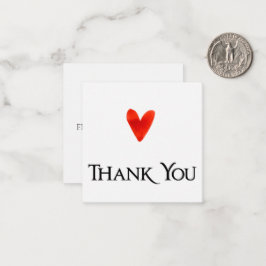 Tarjeta Pequeña Elegante Boda del corazón Minimalista blanco graci