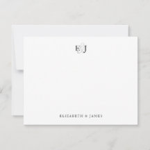 Elegante Boda Monogramada 
