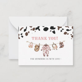 Tarjeta Pequeña Elegante color de agua azul Cinta Bow Ducha bebé N