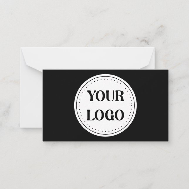 Tarjeta Pequeña Elegante, contemporáneo, pulido y personalizable. (Anverso)