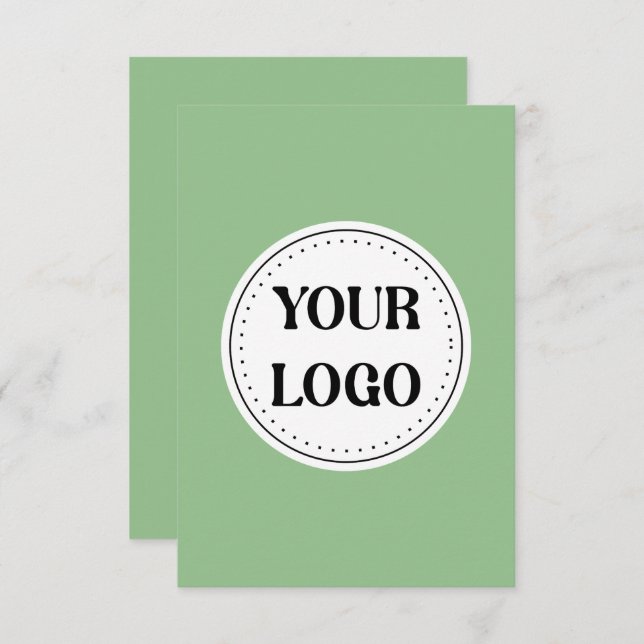 Tarjeta Pequeña Elegante, contemporáneo, pulido y personalizable (Anverso / Reverso)