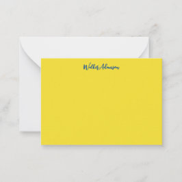 Tarjeta Pequeña Elegante, de lujo y de Moda Gold Name