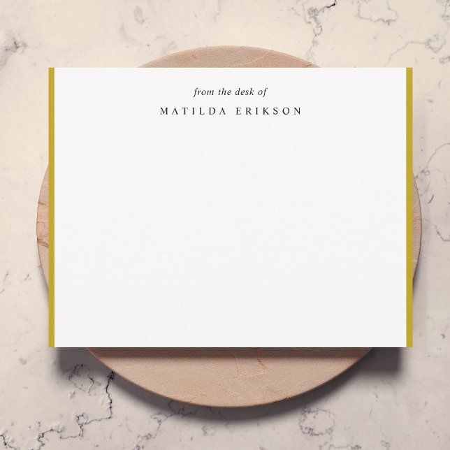 Tarjeta Pequeña Elegante dorado sofisticado desde el escritorio de (Subido por el creador)