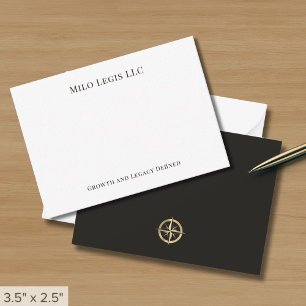Tarjeta Pequeña Elegante empresa Minimalista