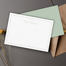 Elegante estilo minimalista de guión clásico Sage