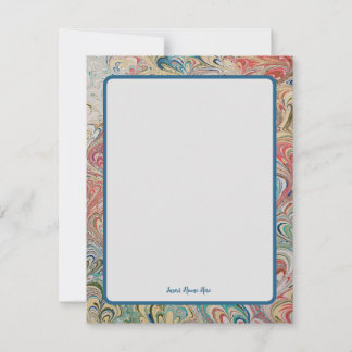 Tarjeta Pequeña Elegante estilo vintage personalizado