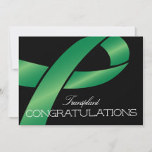 Elegante Felicitaciones por el trasplante de cinta