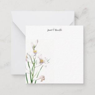 Tarjeta Pequeña Elegante floral de caligrafía profesional