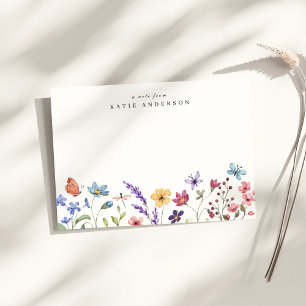 Tarjeta Pequeña Elegante Floral de verano de invierno