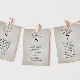 Tarjeta Pequeña Elegante gráfico de asientos con problemas mínimos