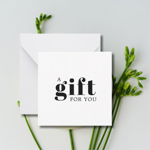 Tarjeta Pequeña Elegante Limpio Estiloso Salón de Belleza Blanco N