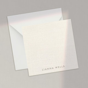 Tarjeta Pequeña Elegante línea minimalista personalizada (imagen)