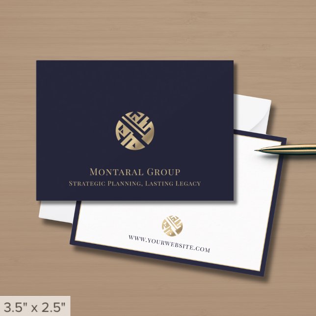 Tarjeta Pequeña Elegante logotipo profesional Gold (Subido por el creador)