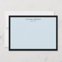 Elegante Lujo Minimalista Boutique Negro/Azul