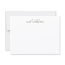 Elegante Minimalista Personalizada Verde Salvia Gi