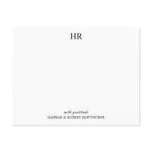 Elegante Monograma Minimalista Personalizado Graci