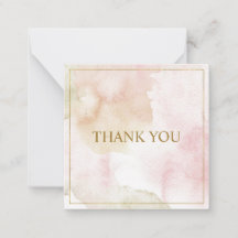 Elegante personalizable pastel "Gracias"