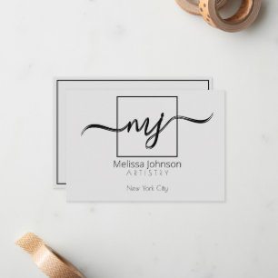 Tarjeta Pequeña Elegante personalizado