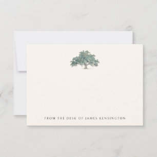 Tarjeta Pequeña Elegante Personalizado de roble del sur