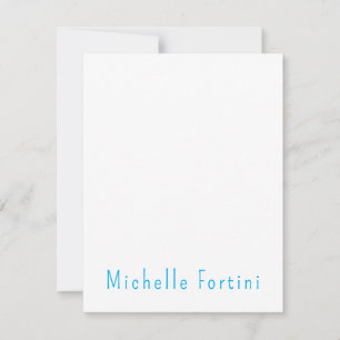 Tarjeta Pequeña Elegante Plano Simple Minimalista