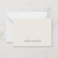 Elegante profesional moderno personalizado con nom
