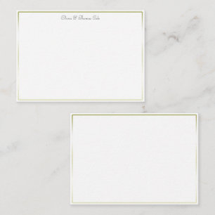 Tarjeta Pequeña Elegante Sencillo Gradiente Sólido Boda de marco d