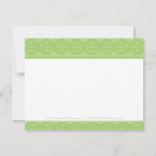 Tarjeta Pequeña Elegante Spa y Salon Notecards
