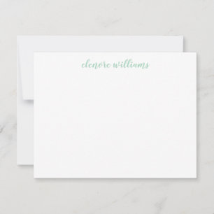 Tarjeta Pequeña Elegante y elegante guión elegante elegante de col