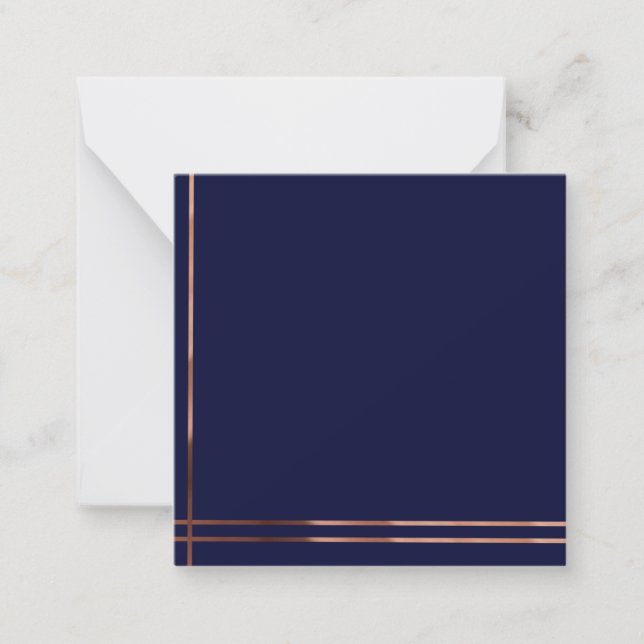 Tarjeta Pequeña elegante y florido (Anverso)