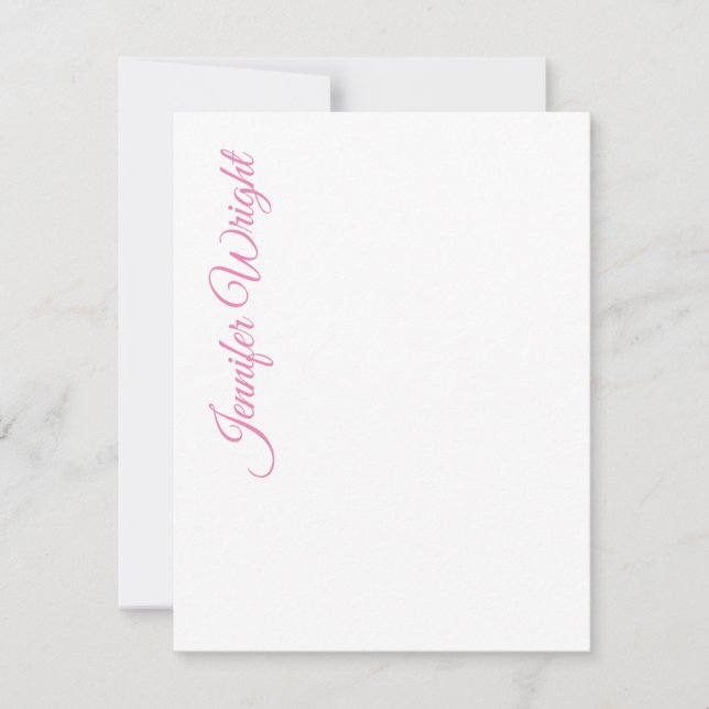 Tarjeta Pequeña elegante y minimalista (Anverso)