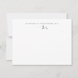 Tarjeta Pequeña Elegante y sencilla vegetación Estacionalidad pers