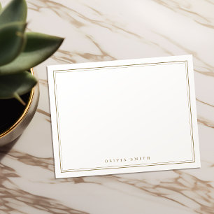 Tarjeta Pequeña Elegantes fronteras minimalista personalización St
