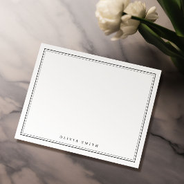 Tarjeta Pequeña Elegantes fronteras minimalista personalización St