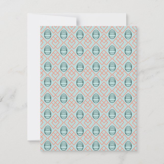 Tarjeta Pequeña Elementos Art Deco (Anverso)
